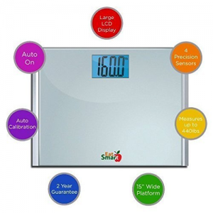 Eatsmart Precision Plus Digital Bathroom Scale Features