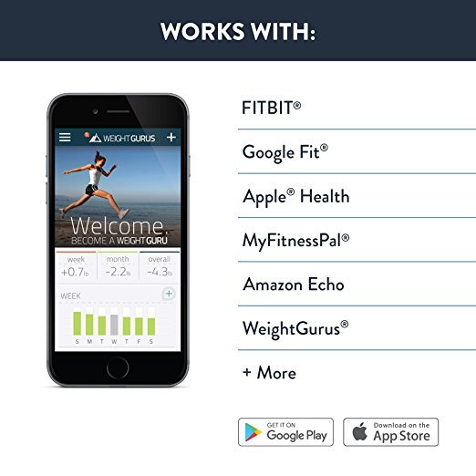 Weight Gurus Bluetooth Smart Body Scale Fitness Apps Compatibility and integration